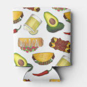 メキシコのTex Mex食品タコエンチラダチミチャンガ 缶クーラー (裏面)