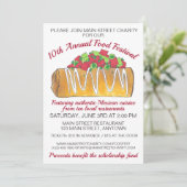 メキシコのTex Mex食品フェスティバルChimichanga 招待状 (スタンド正面)