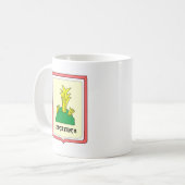 メキシコのZacatelcoの市印 コーヒーマグカップ (正面左)