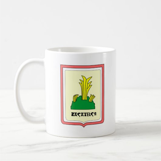 メキシコのZacatelcoの市印 コーヒーマグカップ (左)