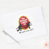 メキシコはしご会社ステッカー ラウンドシール (封筒)