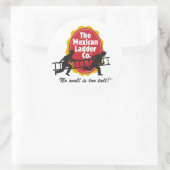 メキシコはしご会社ステッカー ラウンドシール (バッグ)