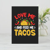 メキシコは私と私食べ物を与えをタコスで愛している 招待状 (スタンド正面)