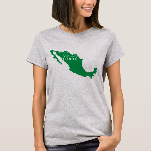 メキシコは私のハート Tシャツ (正面)