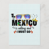 メキシコは電話で、私は休暇に行かなければならない ポストカード (正面)