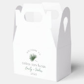 メキシコへのカスタムウェディングへようこそ フェイバーボックス (オープン)