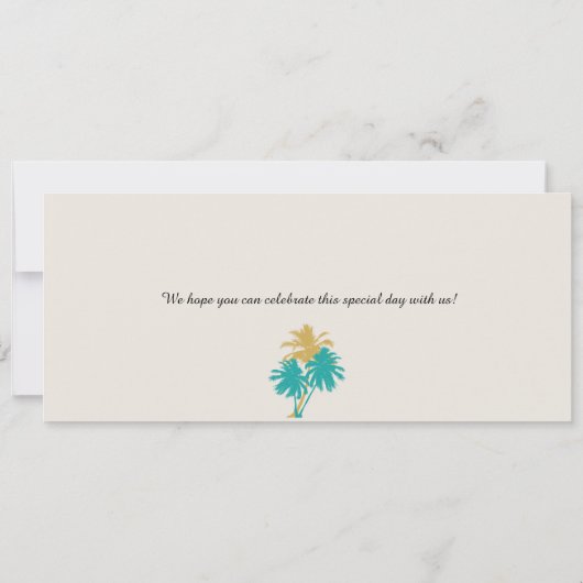 メキシコへの搭乗券の保存 セーブザデート (裏面)