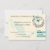 メキシコへの搭乗券 RSVP (正面)