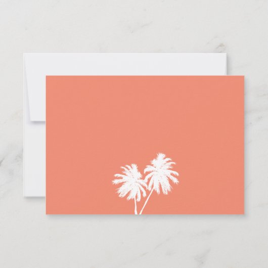 メキシコへの搭乗券 RSVP 招待状 (裏面)