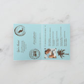 メキシコへの結婚式のパスポートの招待状 招待状 (内部)