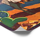 メキシコへ航空、ヴィンテージ旅行ポスター ポスター (角)