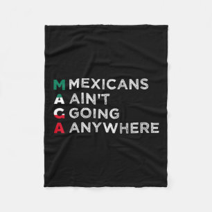 メキシコへ行くアイントメキシコ人のプライド男性 フリースブランケット