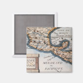 メキシコまたはニュースペインの地図 | 1625 マグネット (正面/裏面)