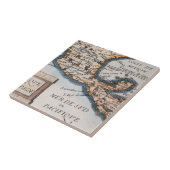 メキシコまたは新しいスペイン| 1625年の地図 タイル (側面)