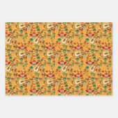 メキシコをテーマにしたシンコ・デ・マヨ・ソンブレロ ラッピングペーパーシート (正面3)