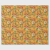 メキシコをテーマにしたシンコ・デ・マヨ・ソンブレロ ラッピングペーパー (フラット)