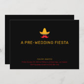 メキシコをテーマにしたリハーサルディナー 招待状 (正面/裏面)