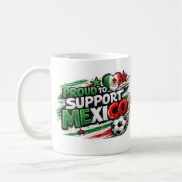 メキシコを応援する気持ちを表しよう Fan| メキシコの誇りフットボール コーヒーマグカップ