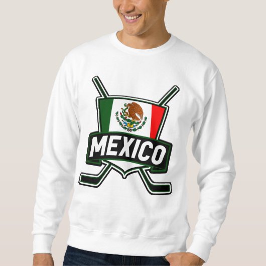メキシコアイスホッケー国旗 スウェットシャツ (正面)