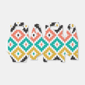 メキシコアステカの部族プリントイカットダイヤモンドパターン フェイバーボックス (折り畳みなし)