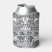 メキシコアステカクーラーボックス 缶クーラー (缶正面)