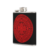 メキシコアステカサンストーンマイアンカレンダー2 フラスク (左)