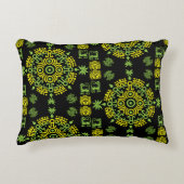 メキシコアステカンアートホームデコール アクセントクッション (正面)