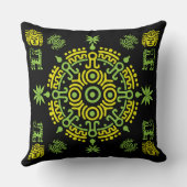 メキシコアステカンアートホームデコール クッション (裏面)