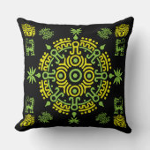 メキシコアステカンアートホームデコール クッション (正面)
