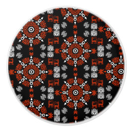 メキシコアステカンアートホームデコール セラミックノブ