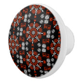 メキシコアステカンアートホームデコール セラミックノブ (右)