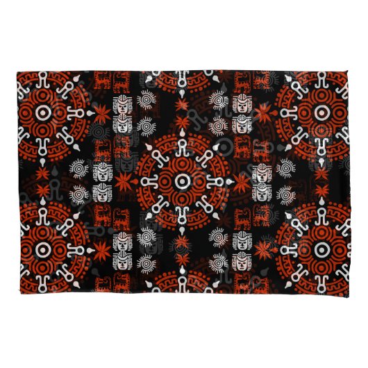 メキシコアステカンアートホームデコール 枕カバー (正面左)