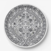 メキシコアステカ語 ペーパープレート (正面)