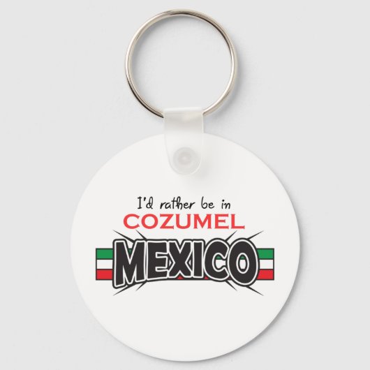 メキシコアップリケコズメル キーホルダー (正面)