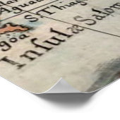 メキシコアメリカの地図ヴィンテージ ポスター (角)