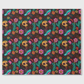 メキシコインスパイアパターン包装紙 ラッピングペーパー (フラット)