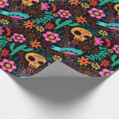 メキシコインスパイアパターン包装紙 ラッピングペーパー (角)