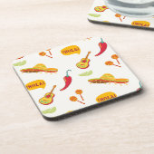 メキシコインスパイアパターン コースター (左側)