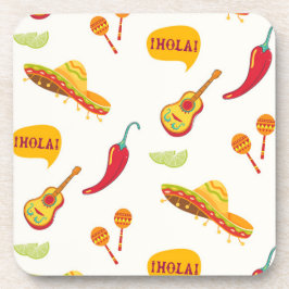 メキシコインスパイアパターン コースター