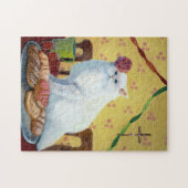 メキシコインスパイアフォーク白猫 ジグソーパズル (横)