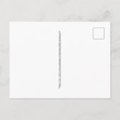 メキシコインスパイアフォーク白猫 ポストカード (裏面)