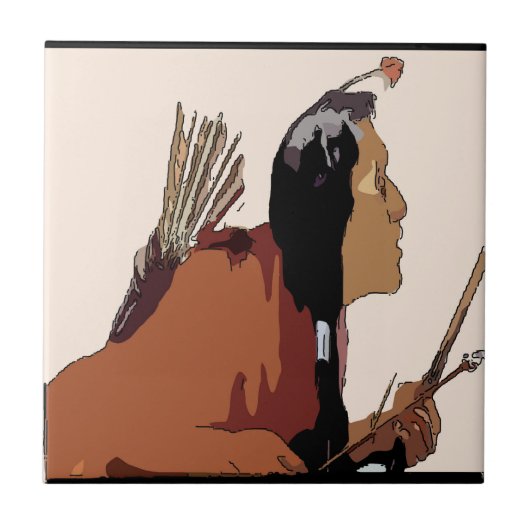 メキシコインディアンタイル タイル (正面)