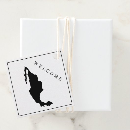 メキシコウェルカムバッグギフト結婚ラベル フェイバータグ (インサイチュ)