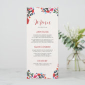 メキシコエレガントフローラカラフルフィエスタ結婚ス メニュー (スタンド正面)