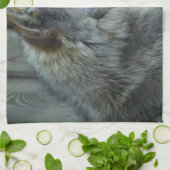 メキシコオオカミの台所タオル キッチンタオル (折り畳み)