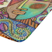 メキシコカップルタラベラの庭のまな板 カッティングボード (角)