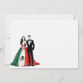 メキシコカップル結婚式招待状 招待状 (裏面)