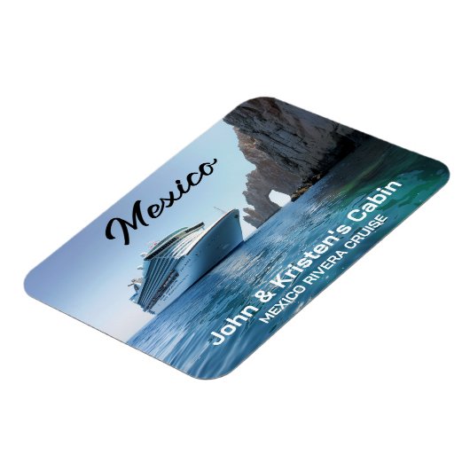 メキシコカボアーチクルーズクルーズシップステートルーム マグネット (左側)