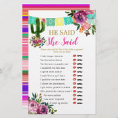 メキシコカラフルのタコの愛について彼は言った (正面/裏面)