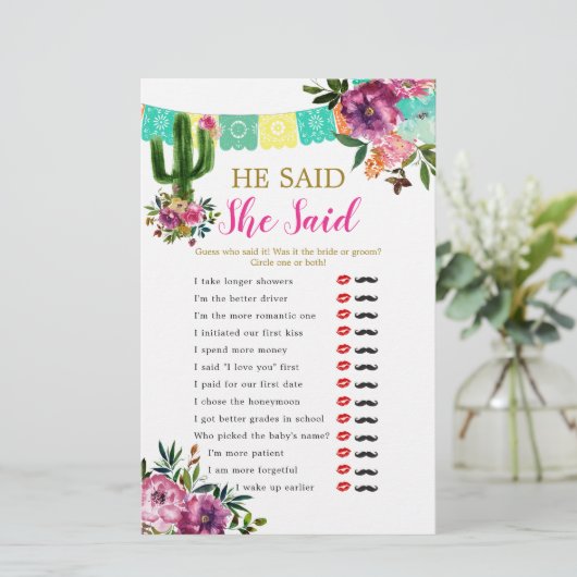 メキシコカラフルのタコの愛について彼は言った (スタンド正面)